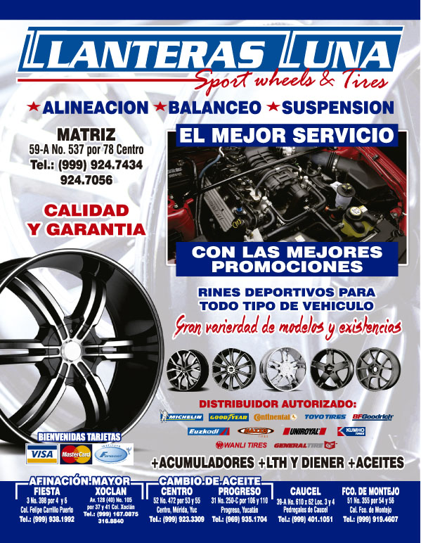 Alineación Y Balanceo Felipe Carrillo Puerto